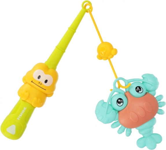 Pêche amusante avec canne