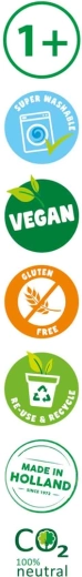 Vegan, facile à laver et douce