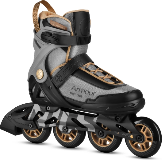 Rollers en ligne NILS Extreme Armour gris – 38
