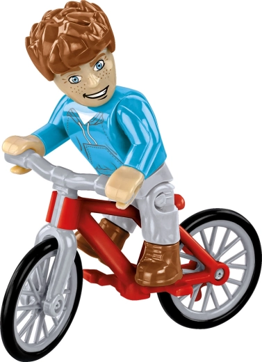 Figurine de cycliste pour jouer et exposer