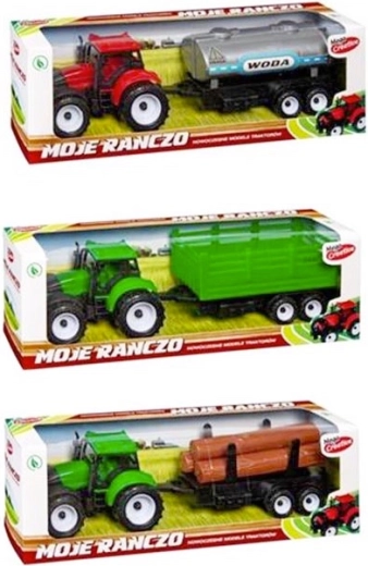 Tracteur avec remorque
