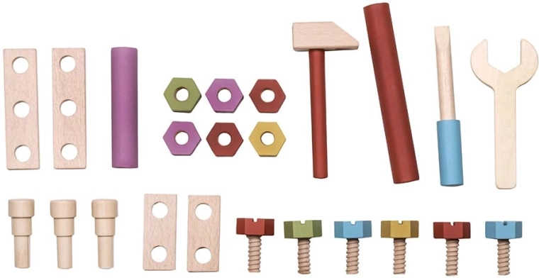 Coffret d’outils complet pour petits bricoleurs