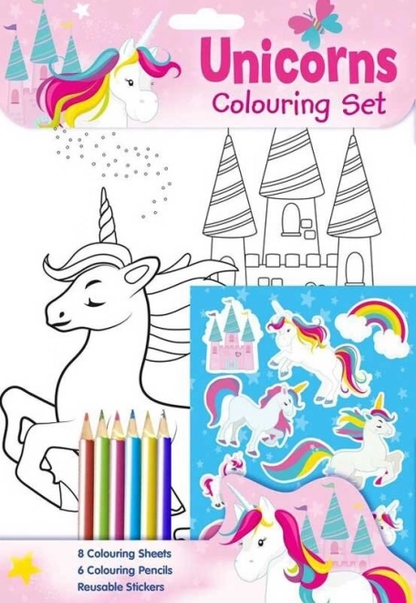 set de coloriage licorne