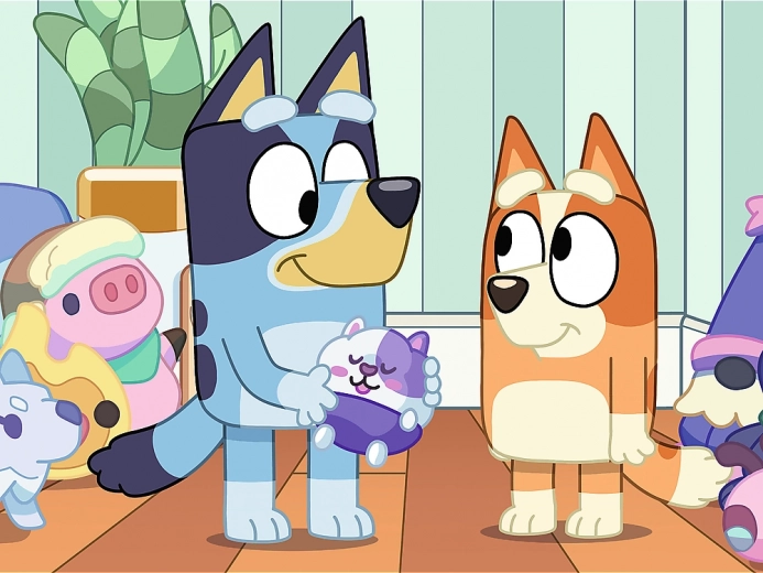 Puzzle Trefl avec motif Bluey 30 pièces