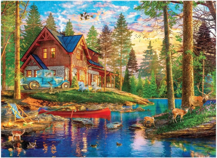 Puzzle Chalet d’Été 4000 Pièces