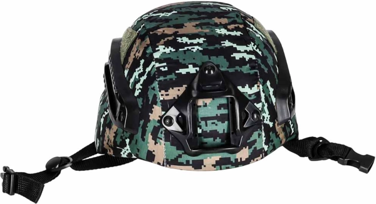 Casque avec équipement amovible