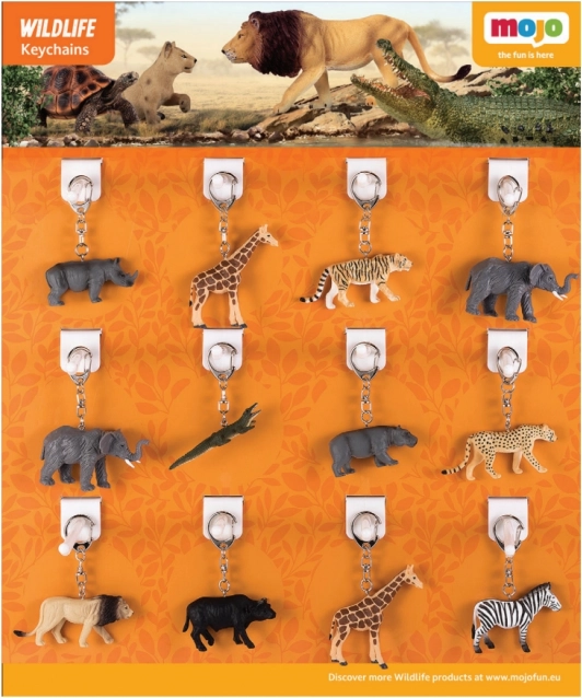 Porte-clés Mojo Animaux du Zoo