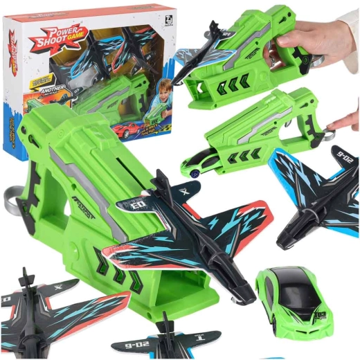 Pistolet lance-avions et voiture 2-en-1