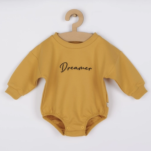 Body jogging baggy pour bébé Koala Dreamer, couleur moutarde