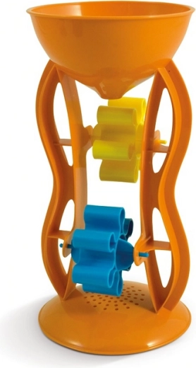 Des roues de moulin amusantes en mouvement