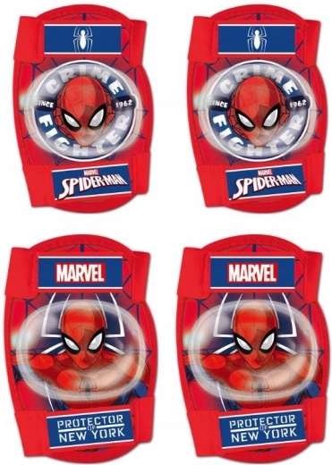 Ensemble de protections genoux et coudes Spiderman (Seven) - 4 pcs