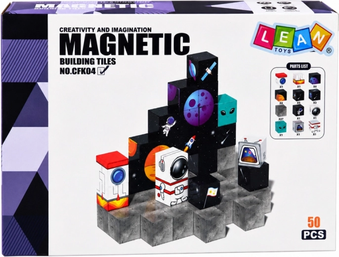 Assemblage magnétique pour construire rapidement en 2D et 3D