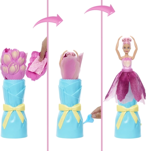 Révélation de la poupée en trois étapes