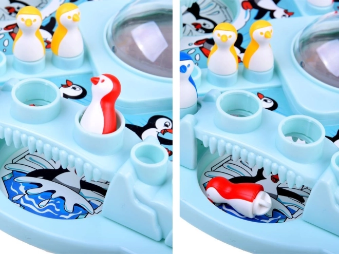 16 pingouins en 4 couleurs pour une course en famille