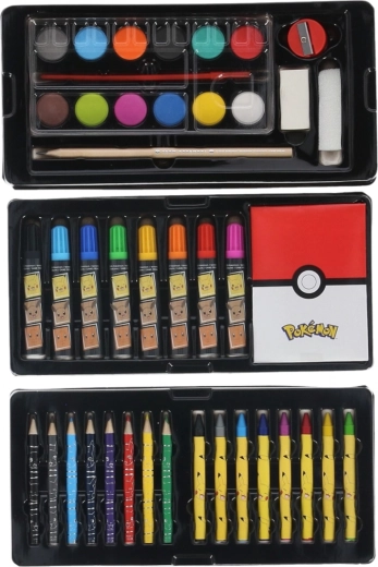 Kit artistique de 52 pièces selon l’illustration