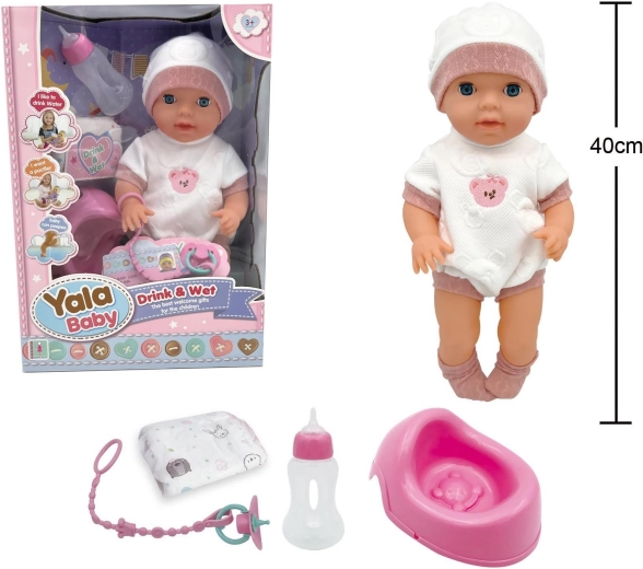 Bébé qui fait pipi avec accessoires 40 cm