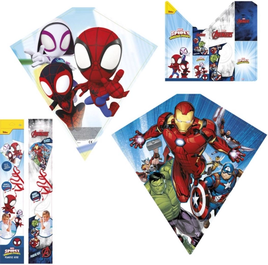 Cerf-volant Marvel Spidey/Avengers 59 × 56 cm - 1 pièce