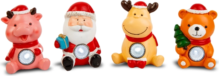 Quatre adorables motifs de Noël