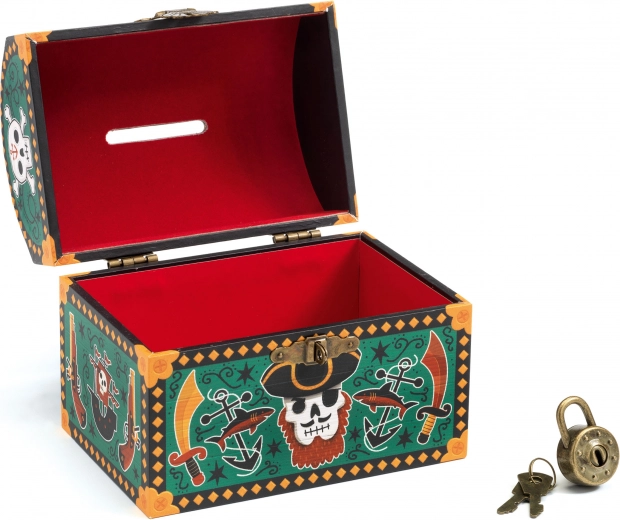 Tirelire Coffre Pirate DJECO