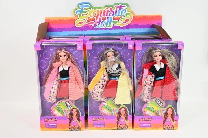 Poupée en présentoir (9 pcs)