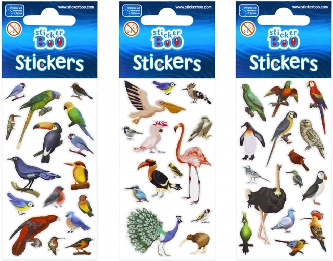 Autocollants oiseaux - 1 pièce