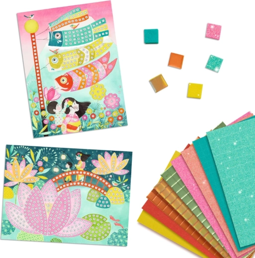 Mosaïques éclatantes et scintillantes