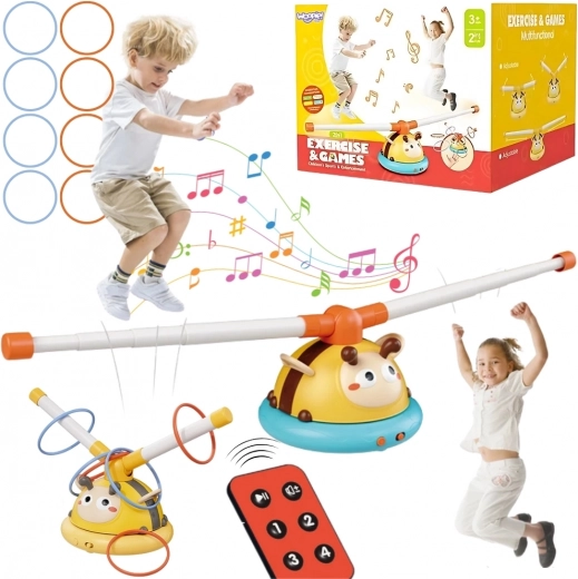 Woopie Jeu d’Adresse Corde à Sauter Automatique 2-en-1 Lancer sur Cible Abeille