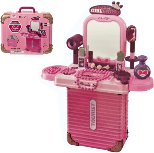 Set de cosmétiques pour enfants dans une valise