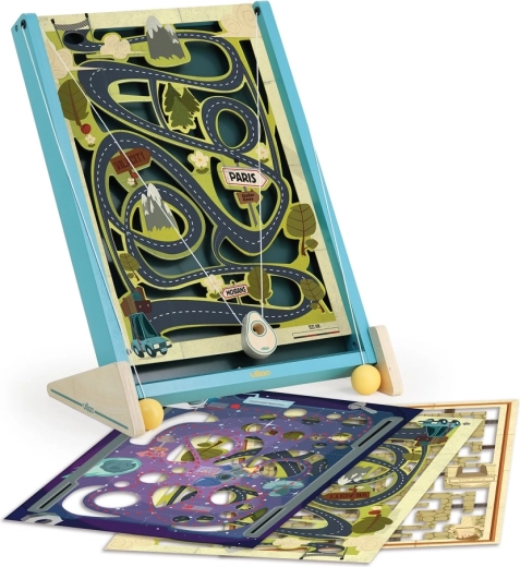 Trois plateaux de jeu avec différents niveaux de difficulté