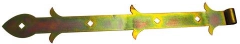 Charnière de portail 600 mm galvanisée décorative Selka