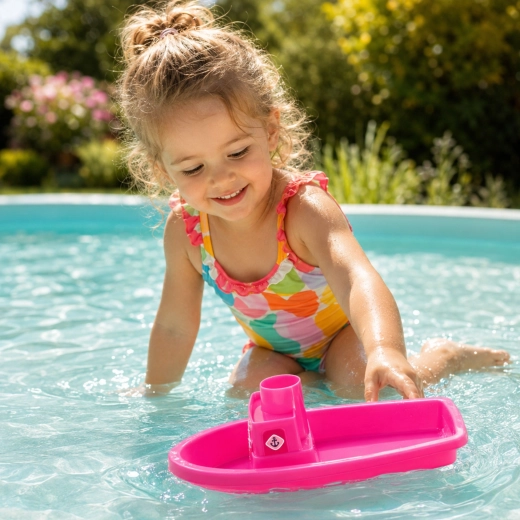 Petit bateau pour jouer dans l’eau et dans le sable