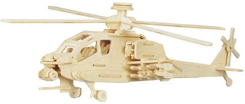 Woodcraft puzzle 3D en bois Hélicoptère Apache
