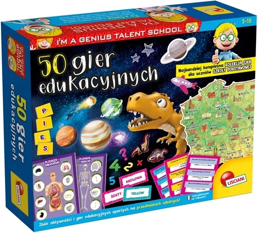 Lisciani I’m a Genius : 50 jeux éducatifs