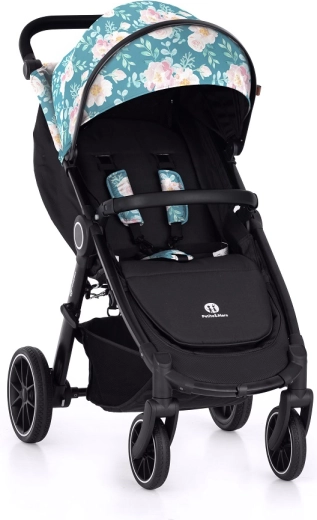 Petite&Mars poussette sport Street+ RWS black limited 100 roses