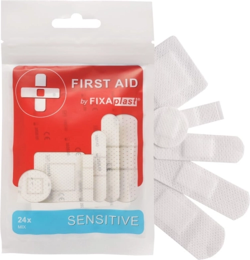 Fixaplast First Aid Sensitive – pansements pour peau sensible (24 pcs)