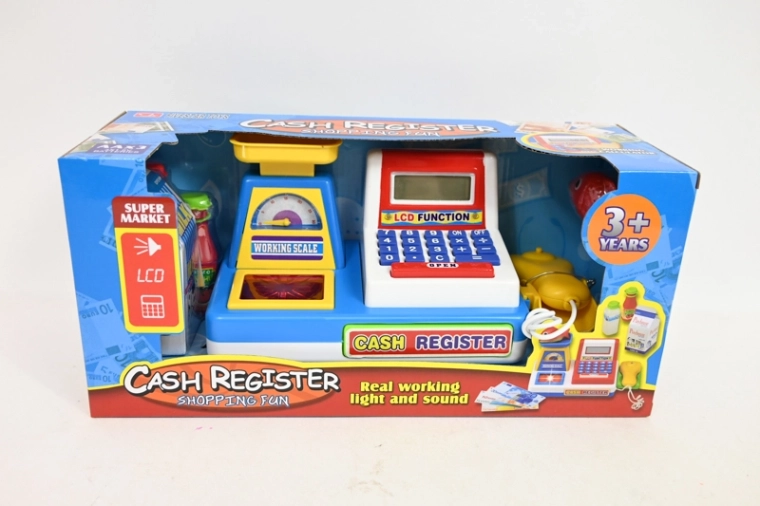Caisse enregistreuse pour enfants à piles