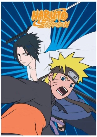 Couverture en polaire Naruto