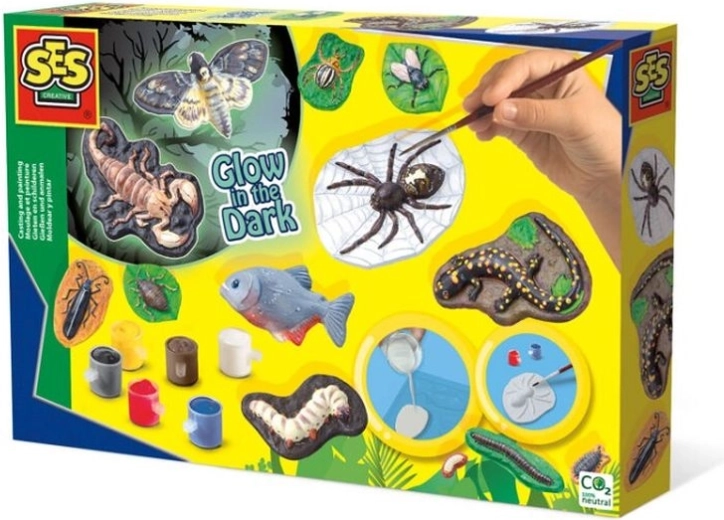 SES Creative kit de moulage en plâtre – insectes et scarabées