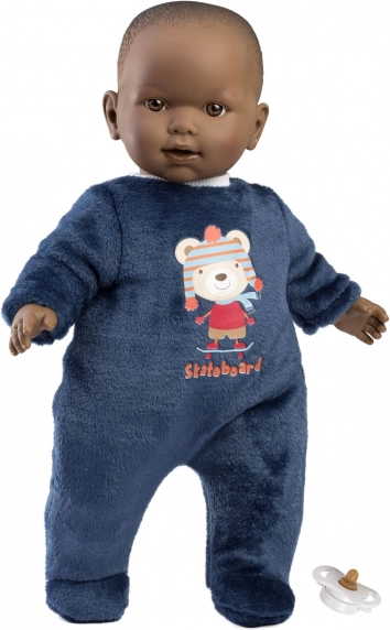 Llorens Baby Zareb poupée réaliste bébé 42 cm avec corps souple