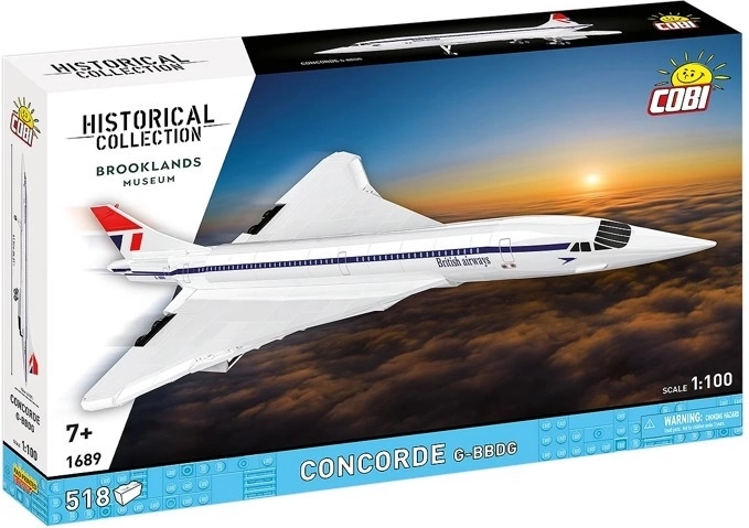 Maquette COBI Concorde G-BBDG – 518 pièces