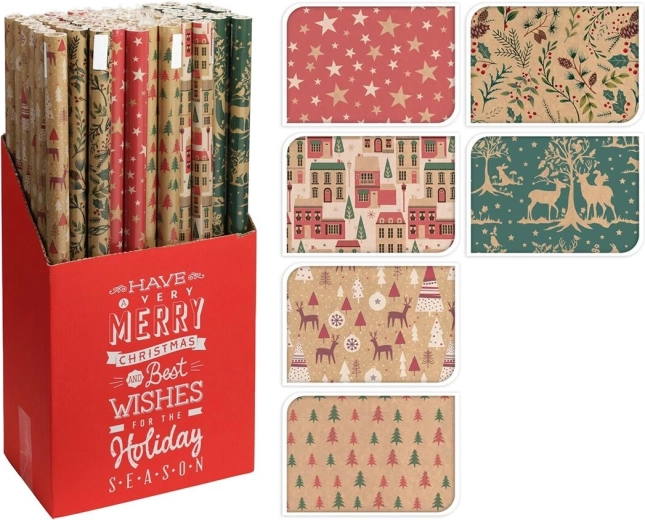 Papier cadeau de Noël classique