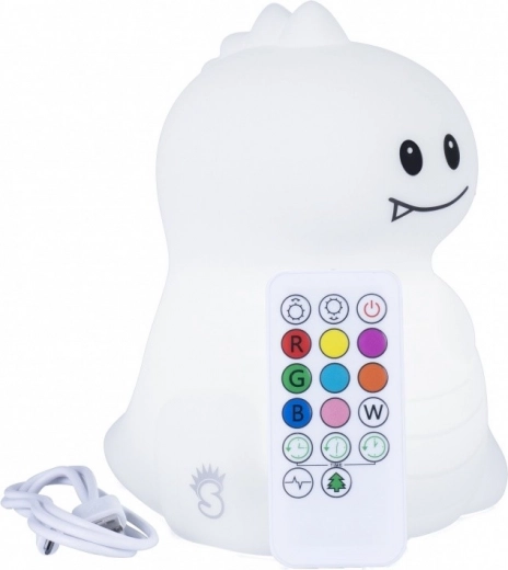 Veilleuse en silicone Dinuš avec télécommande