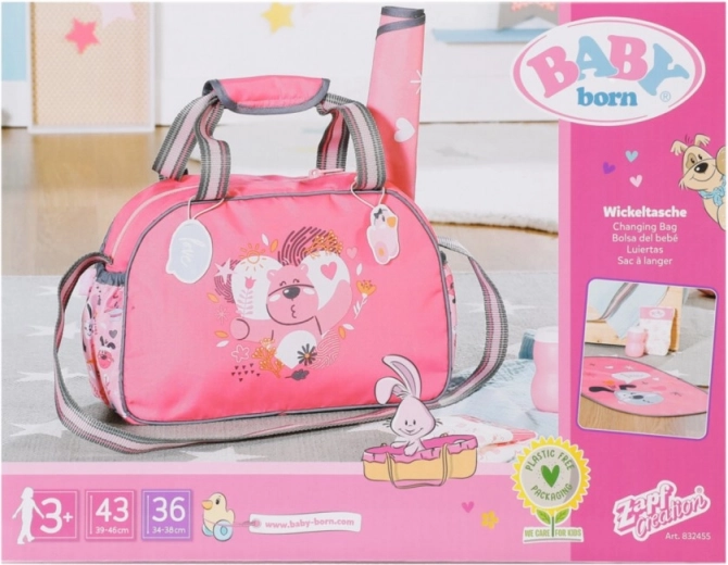 BABY born sac à langer avec matelas à langer et accessoires