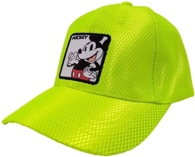 Casquette verte pour enfants Mickey Mouse