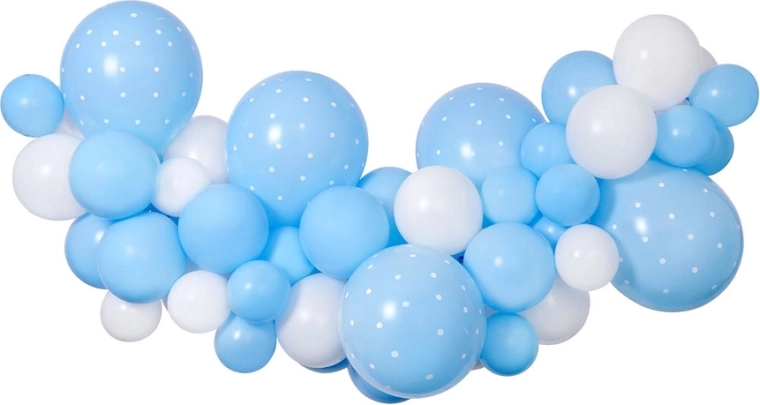 Guirlande de ballons Gemar DIY baby blue
