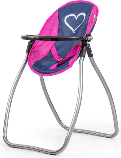 Chaise haute pliante pour des repas réalistes