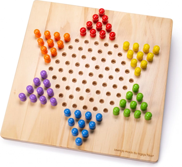 Halma en bois BIGJIGS TOYS