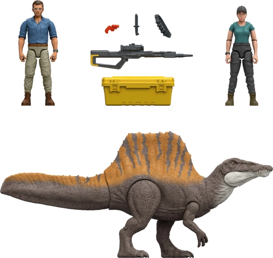 Deux figurines d’action et accessoires