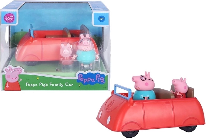 Voiture familiale Peppa Pig avec 2 figurines