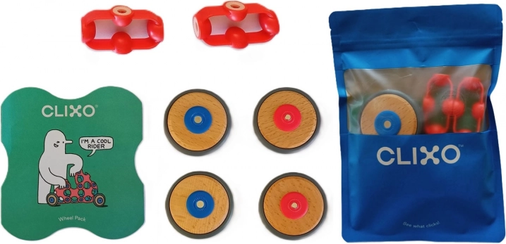 Clixo Wheels – 4 roues et 2 connecteurs